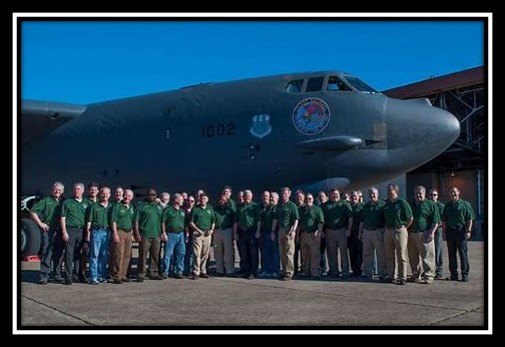 B-52 with Secret Squirrel logo