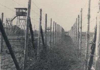 Wide view of the Stalag Luft I prison camp